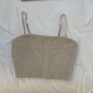 Aritizia Babaton Tan Cropped Tank